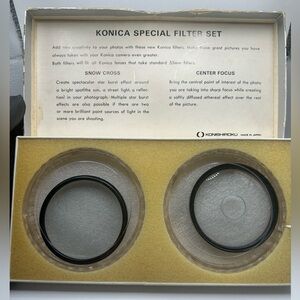 Konica Filter Set Center Focus Snow Cross 55